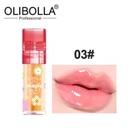 JIANGZHIB OLIBOLLA มาใหม่ ลิปออยล์วิเศษ ลูกกลิ้งแต่งหน้า ลิปทินท์ ไม่ติดกระทะ สำหรับผู้หญิง เจลทินท์