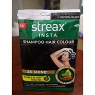 แชมพูปิดผมขาว ผมหงอก Streax Insta Shampoo Hair Colour