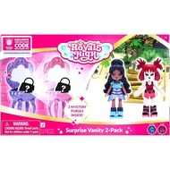 Toy 2 dolls RYH0122 Royale High Surprise Vanity 3-Inch Doll 2-Pack (with game code)