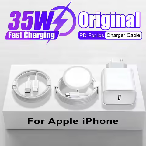 Original 35W PD Magnetic Wireless Charger For Apple iPhone 16 15 Pro Max 14 13 12 11 Fast Charging 7