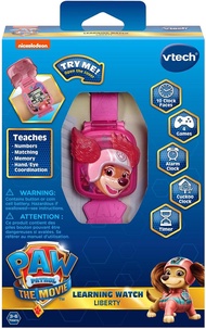 Đồng hồ VTech Paw Patrol Skye/Liberty Learning Watch Pink dành cho bé vừa xem giờ vừa học tập (Màu h
