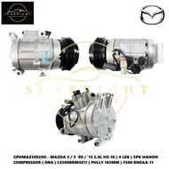 MAZDA 3 / 5 '09 / '13 2.0L HS-18 ( 4 LEG ) 5PK HANON COMPRESSOR ( ORG ) L4500BBM4E11 ( PULLY 103MM )