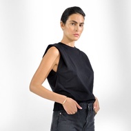Bread & Boxers 高質感厚質羅紋背心 - 黑