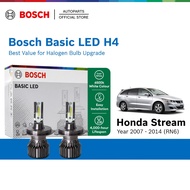 BOSCH BASIC LED H4 Halogen Headlight Retrofit Bulb for Honda Stream 1st Gen Year  2001 - 2007