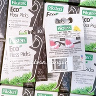 Piksters Eco Floss Picks 2 in 1 activated carbon dental Floss is environmentally friendly