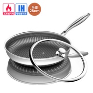 316 Stainless Steel Pan SIN6877 Pan Non-Stick Pan Stainless Steel Pan Pan