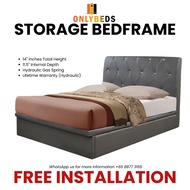 16 Inches Storage Bed 04 - Available in single/supersingle/queen/king04