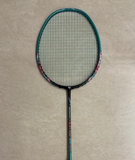 98%新 Victor 勝利 Thruster Hammer Pro/U HMR Pro/U 4U松石綠色 羽毛球拍 超輕 80g badminton racket 已穿原裝Victor 25磅 VB