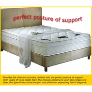 Silentnight 14" Thickness Pocketed Spring Mattress with Latex Top. Only available in Klang Valley. Installation included