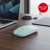 Bluetooth Wireless Rechargeable Mouse for Laptop Pad Tablet BT5.2 2.4G Dual Mode Silent Gaming Mouse