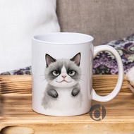 Cute Cat Mug Cartoon Grumpy Cat Cute