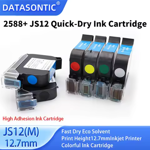 DCODE 6900 12.7mm Economy High Quality TIJ Online Handheld Inkjet Printer Cartridge Fast Drying Wate