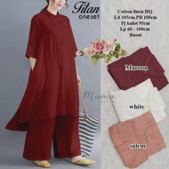 SOLARIA SET BY MUMUFASHION SOLO Setelan Linen Wanita Best Seller Bisa Cod