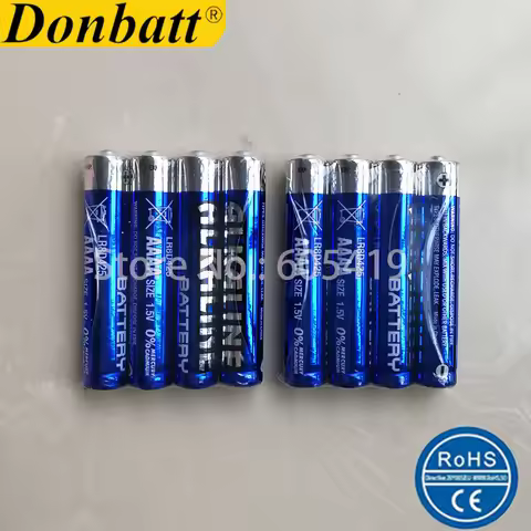 500pcs/Lot 1.5v AAAA LR61 AM6 E96 LR8D425 25A Alkaline Battery for stylus pen