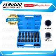 Flyman 9pcs Long Deep Socket 5 inches (8mm-19mm)