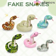 GLENES Snake Plush Toy, Sticking Tongue Colorful Boa Plush Doll, Kids Toy Fluffy Stuffed Animal Long