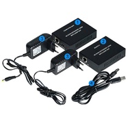 4K HDMI KVM Extender Over Cat5e/6 Cable 120M Video Transmitter Receiver with HDMI Loop for PC Laptop