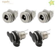 GORROS DC Power Female Socket Jack, DC-099 Metal DC Jack Adapter, DC Power Jack Socket High-quality 