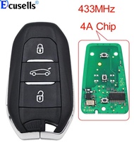 Keyless Go 3B Smart Remote Key 433MHz 4A Chip for Citroen C4 C4L