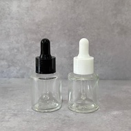 RF 20ml Clear Glass Pipette Bottle 20ml Clear Glass Serum Bottle 20ml Dropper Glass Bottle