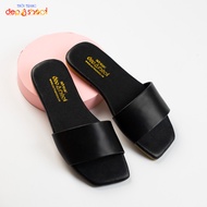 Dép quai ngang nữ đế bằng thời trang có size lớn 42 43 Depvashock MS111