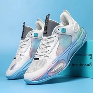 รองเท้าบาสเก็ตบอลผู้ชายBreathableกีฬาสวมใส่เสียงCotton Candyแรงเสียดทาน 10 Real Combatรองเท้าAll Cit