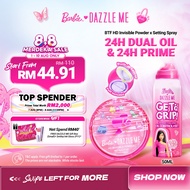 [BARBIE Set] Dazzle Me x BARBIE Invisible Powder + BARBIE Setting Spray 50ml Long Lasting Oil Contro