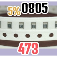 10pcs Chip resistor smd 473 47K 5% size 2012 0805 47 Khom 47Kohm 47K ohm