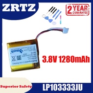 ZRTZ New Reliable 3.8V 1280mAh 4.86Wh LP103333JU Battery for finalmouse LP103333JU Wireless Mouse Ba