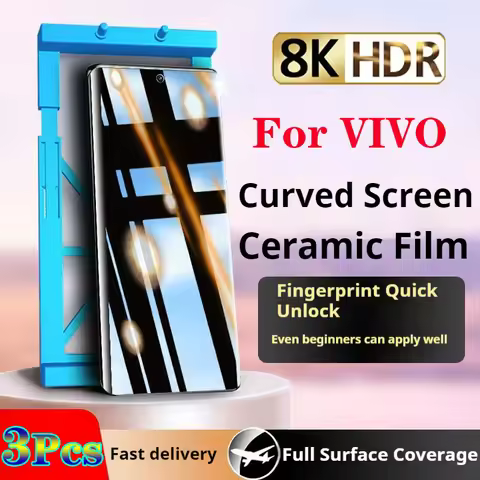 X90Pro+ Privacy Curved Screen Protector For VIVO X100 X100Pro X70Pro+ X90ProPlus Ceramic Film X60Pro