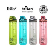 Unique Drinking Water Bottle 600 ml TRITAN BPA FREE DL003 DILLER Thermos - Green Discount