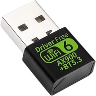 AX900 USB WiFi 6 Adapter BT 5.3 WiFi USB Adapter for PC with RTL8851BU Chip Dual-Band 2.4GHz/5GHz up