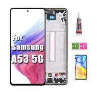 AMOLED สำหรับ Samsung A53 5G A536U A536จอแสดงผล LCD พร้อมหน้าจอโทรศัพท์หน้าจอสัมผัส