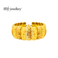 MJ Jewellery 375/9K Gold Rantai Tangan Pulut Dakap Bunga Batik T70