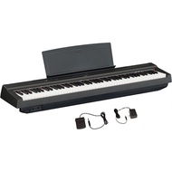 Yamaha Yamaha P125 88-Key Weighted Action Digital Piano with Power Supply and Weighing Pedal, Black