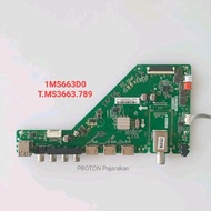 MESIN Panasonic TH-55F306G TH 55F306G LCD LED TV Mainboard 1MS663D0 T.MS3663.789 PCB 49G306G TH-49G3