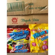Dynamite Chews 3-Piece Chocolate Candy Mint Flavor 125g
