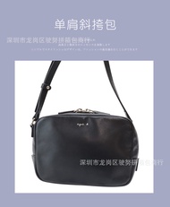 agnes b. Japanese And Korean Fashion Womens Cosmetic Bag Single Shoulder Bag Messenger Bag Portable 