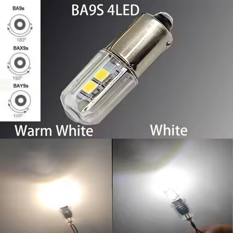 2PCS E10 T4w H21W Ba9s BA9 BA9S 57 756 1816 1891 1893 Led Bulb lamp Auto Car LED Indicator Light Bul