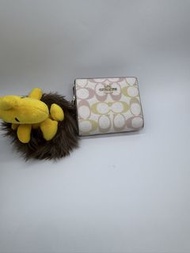 ✈️🇨🇦🇺🇸淡淡嘅彩色Signature C  pattern Coach Outlet 細銀包👛現貨🌈