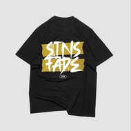 Funtee 250gsm Oversized T-shirt Sins Fade