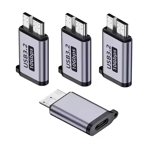 Micro B USB C 3.0 Male to Type C Female Adapter Type-C USB 3.0 Micro B Connector for External Hard D