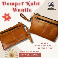 Women's Leather Wallet Long Wallet Garut Genuine Women's Leather Wallet Women's Leather Wallet