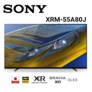 SONY 新力 【XRM-55A80J】BRAVIA 55吋 4K OLED Google TV 顯示器 XR 原色顯示 PRO