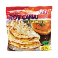 New 100 Vege, Frozen Vegetarian Roti Canai + Free Dhall Curry (5pcs / 550g) 百味素食印度煎饼 + 附送咖喱