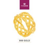 HABIB 999/24K Yellow Gold Ring WWGR1830524