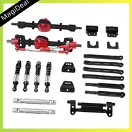MagiDeal อุปกรณ์เสริมรถ RC อุปกรณ์รองรับแรงกระแทกอะไหล่อุปกรณ์เสริมโลหะแบบดึงคันชักดัดแปลงได้สำหรับ 