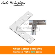 Aluminum Profile Reinforced Outer Bracket L Joint Profile 4040