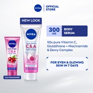 NIVEA C&A Vitamin Body Serum 300ml | Radiant & Smooth Skin in 7 Days Even Skin Tone