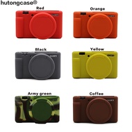 Silicone Soft Armor Skin Camera Case Body Cover Protector for Sony ZV-1 ZV1 Digital Camera